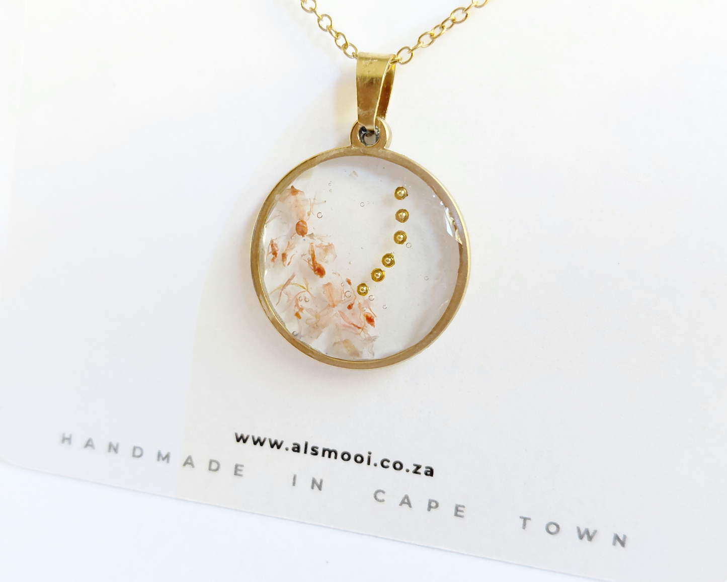 Petals in Light Necklace