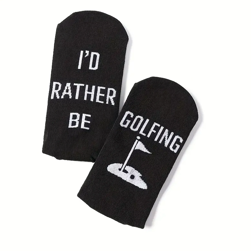 I'd Rather Be Golfing Socks