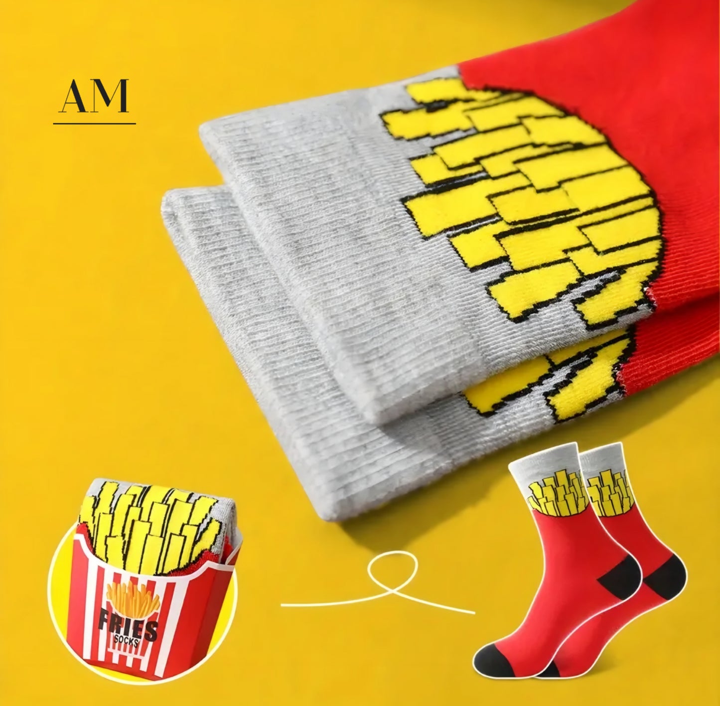 French Fries Socks