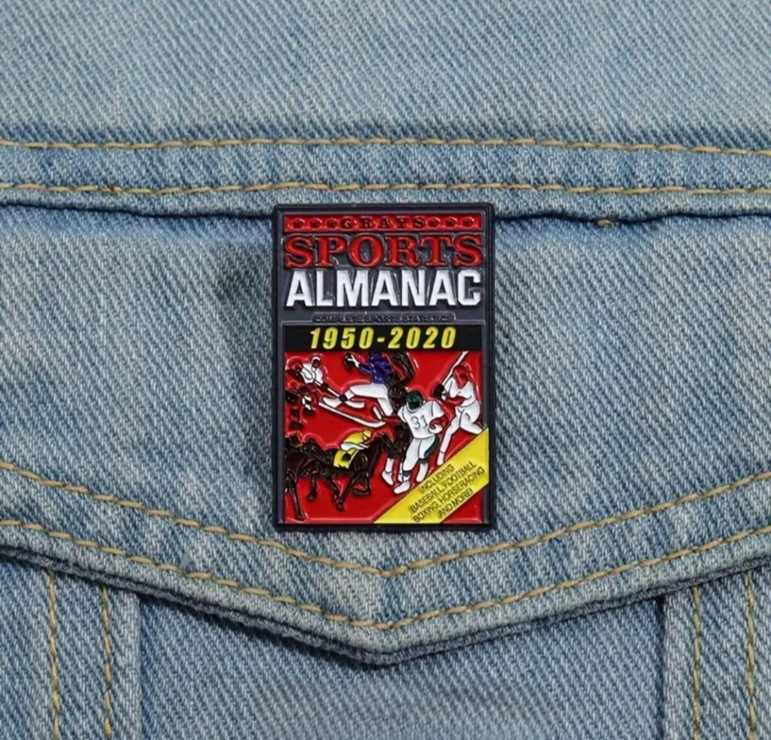 Back To The Future Enamel Pin - Almanac