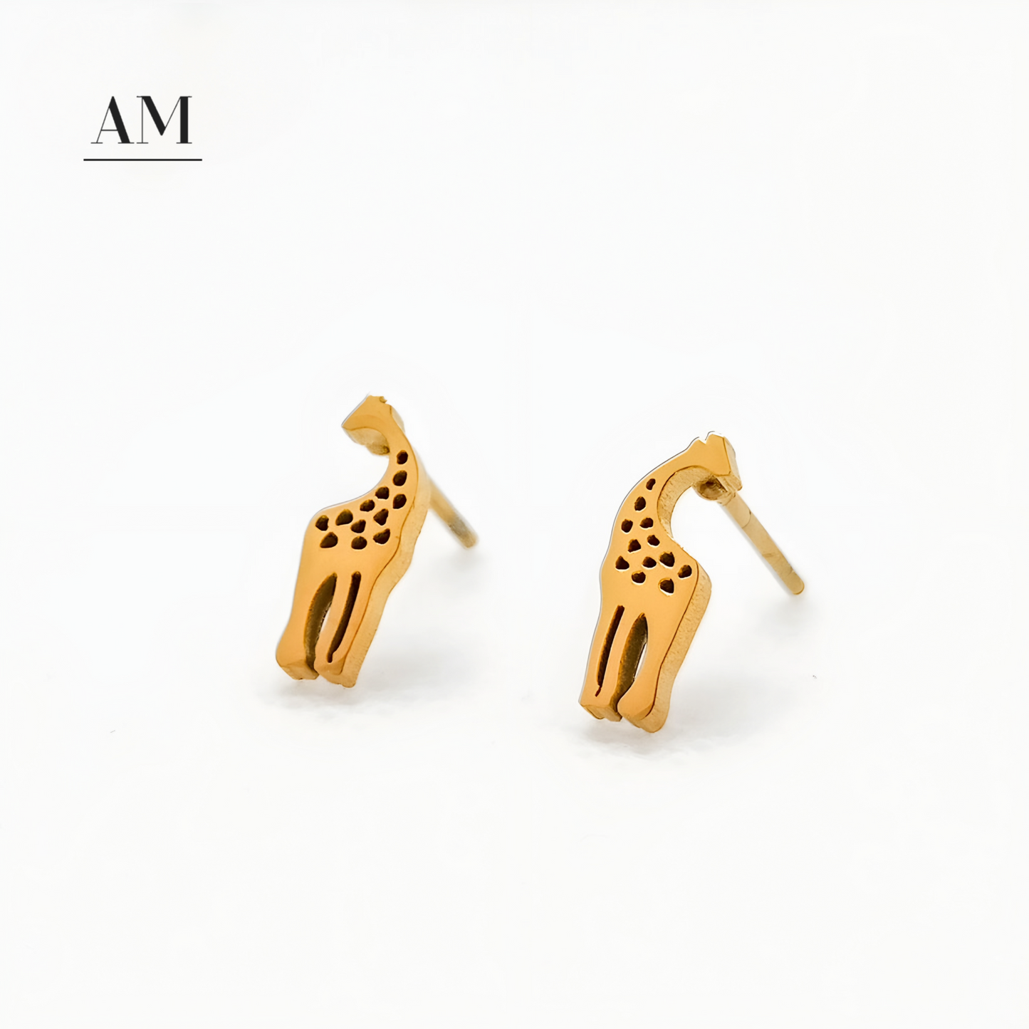 Petite Giraffe Stainless Steel Studs