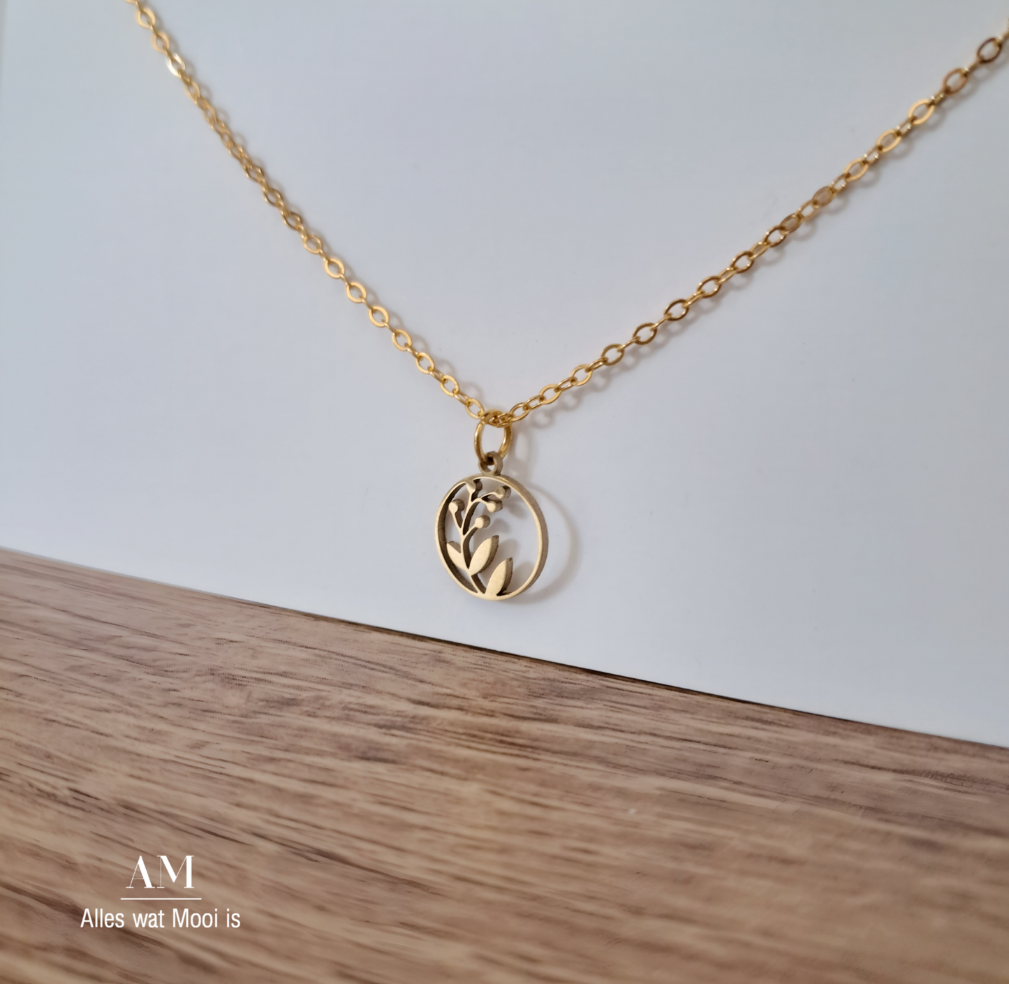 Golden Tulip Necklace