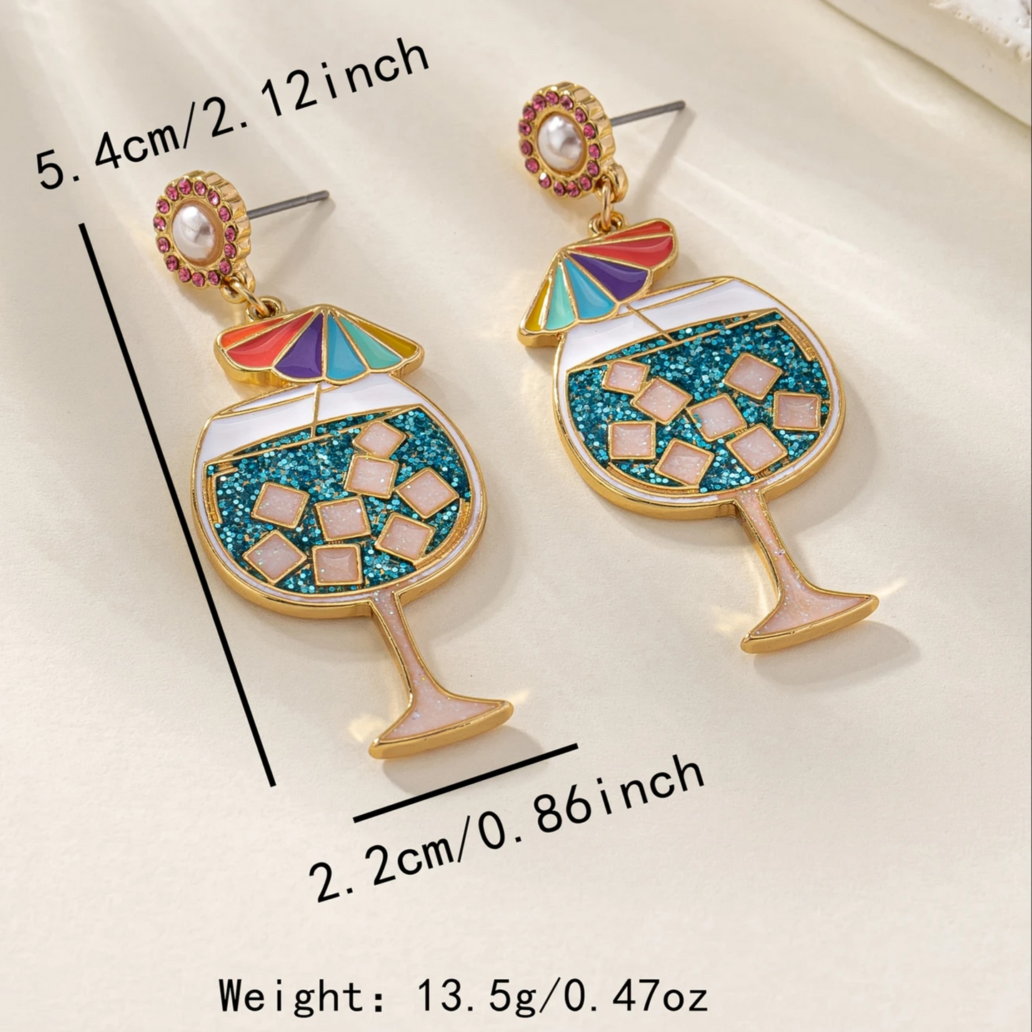 Shimmer Cocktail Earrings