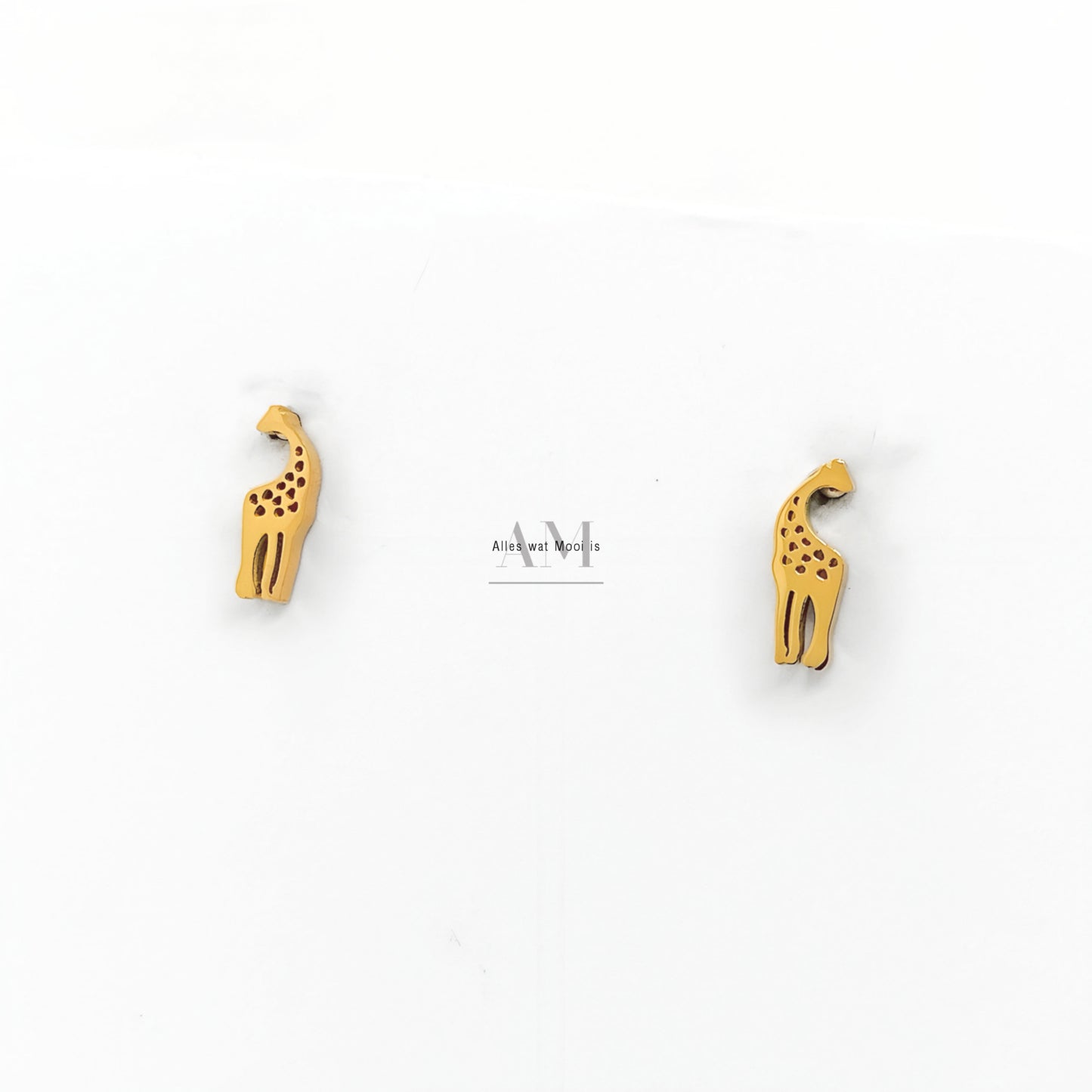 Petite Giraffe Stainless Steel Studs