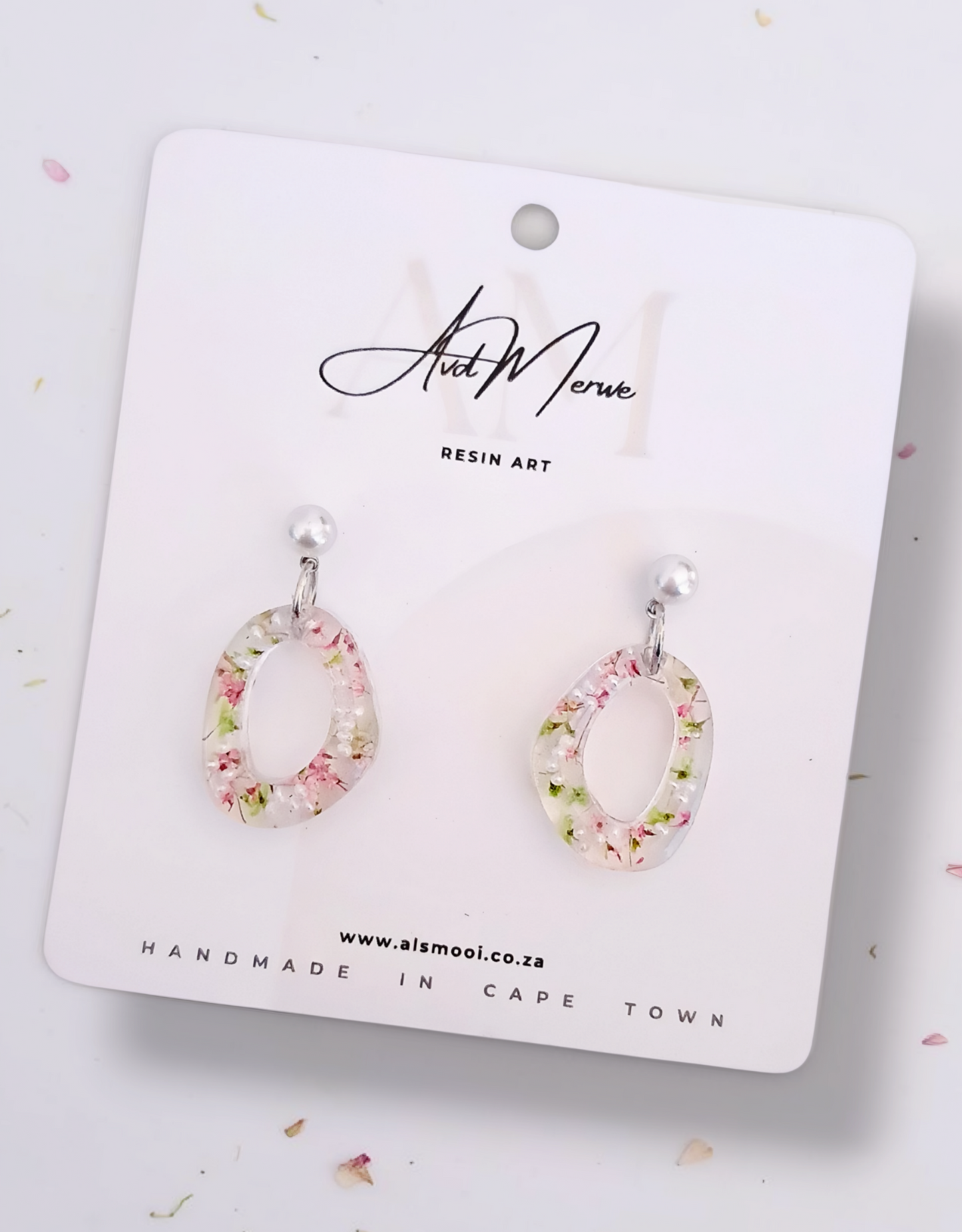 Petals & Pearls Halo Drops