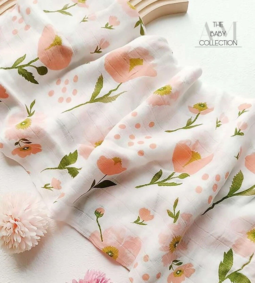 Peach outlet swaddle blanket