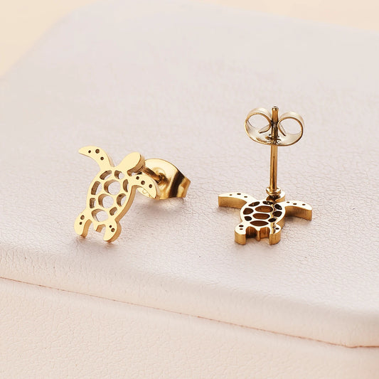 Petite Sea Turtle Earrings