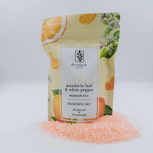 Bath Salts - Mandarin Leaf & White Pepper