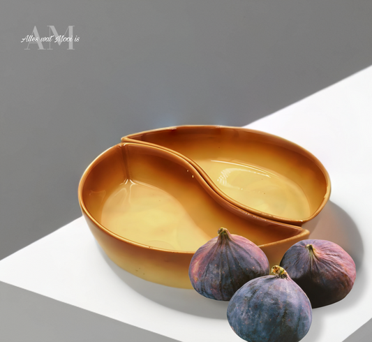 Leaf Shaped Ceramic Bowl Set of 2