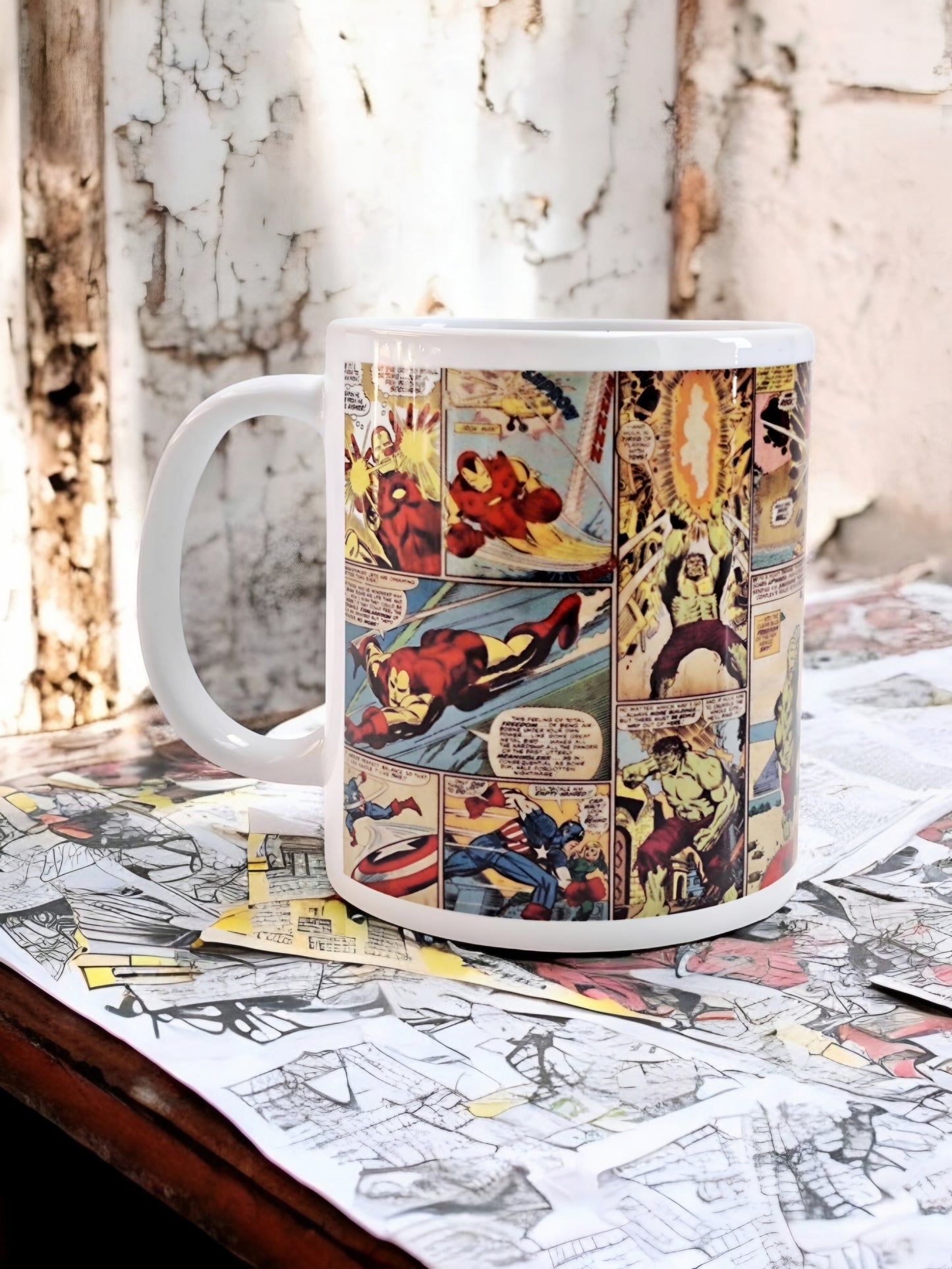 Marvel Comic Strip Mug