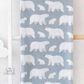 Polar Bear Muslin Swaddle