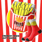 French Fries Socks