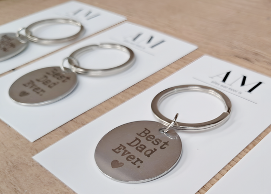 Best Dad Ever Keychain