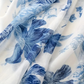 Blue & White Floral Scarf