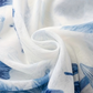 Blue & White Floral Scarf
