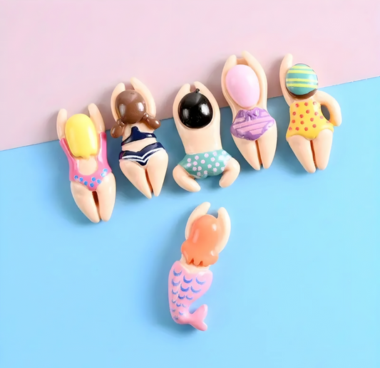 Mini Swimmer Figurine Magnets