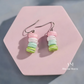 Pastel Macaron Dangle Earrings