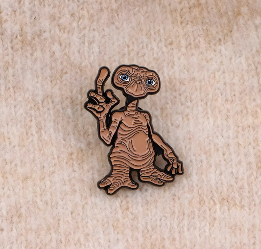 ET Enamel Pin