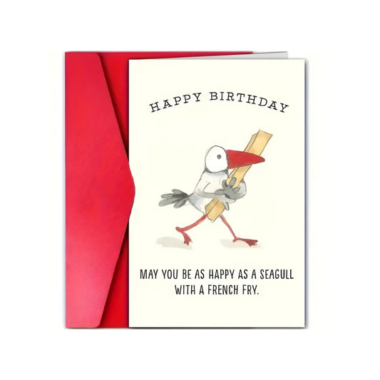 Seagull Birthday Card