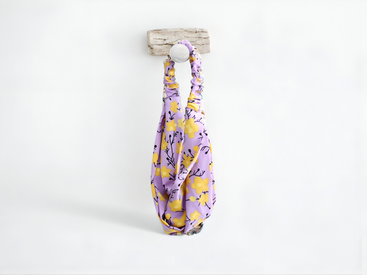 Purple & Yellow Floral Headband