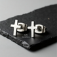 Petite Stainless Steel Cross Earrings