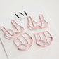 Blush Pink Lingerie Paper Clips