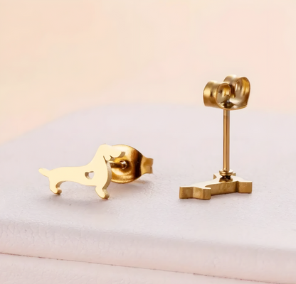 Minature Dachshund Earrings