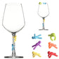 Mini Figurine Wine Glass Markers