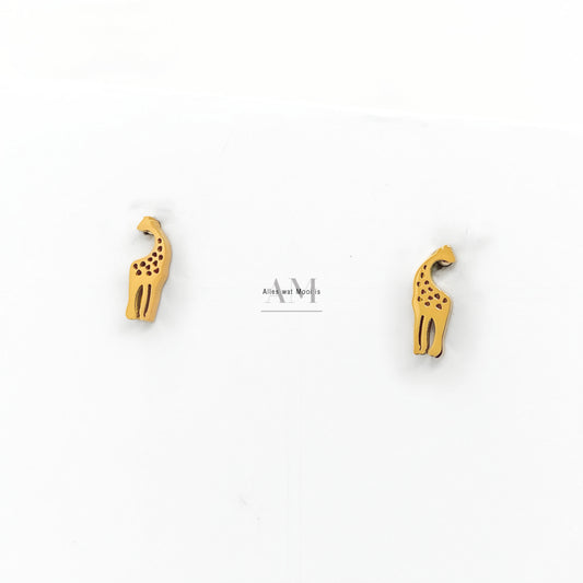 Petite Giraffe Stainless Steel Studs