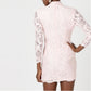 Blush Lace Bodycon Dress (NEW)